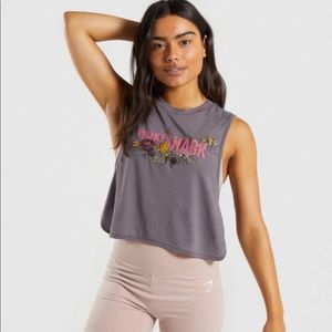Gymshark Floral Cropped Tank